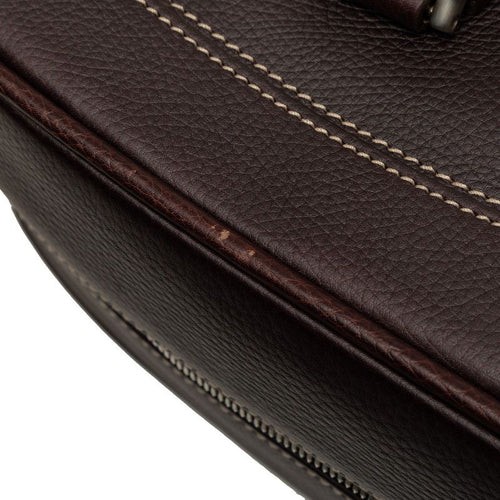 salvatore ferragamo travel bag interior details