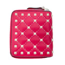 valentino pink wallet front view