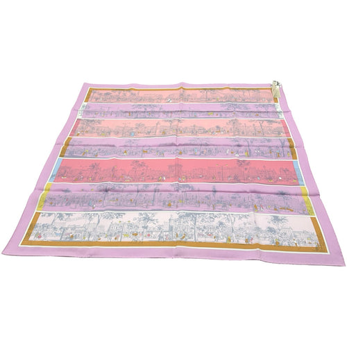 hermes scarf front view