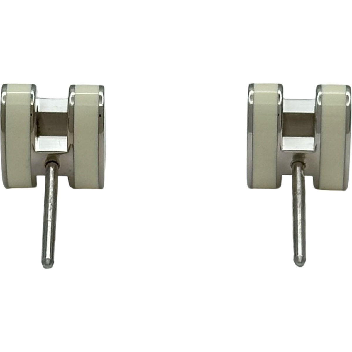 hermes earrings rear view
