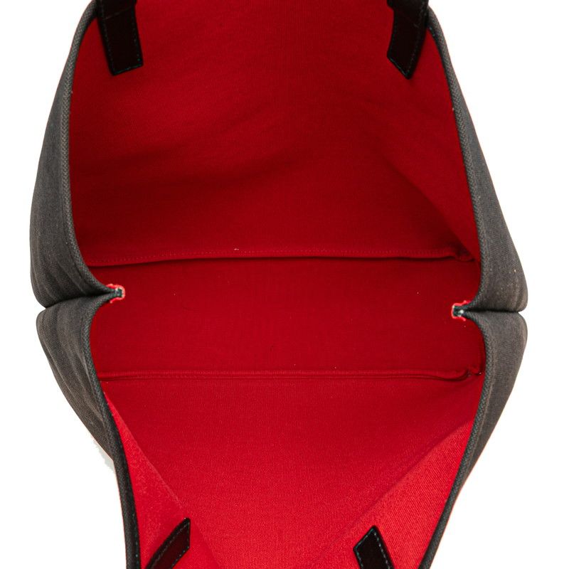 prada orange tote bag functional details