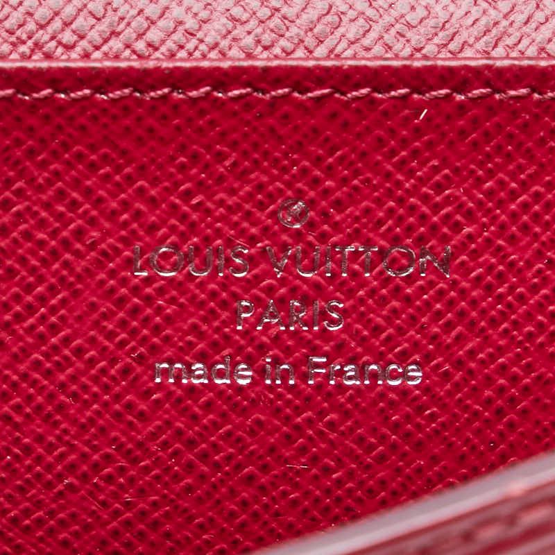 louis vuitton pink pouch / clutch interior details