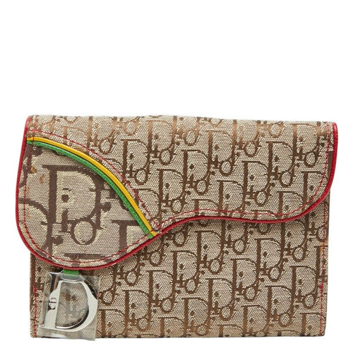 dior beige wallet