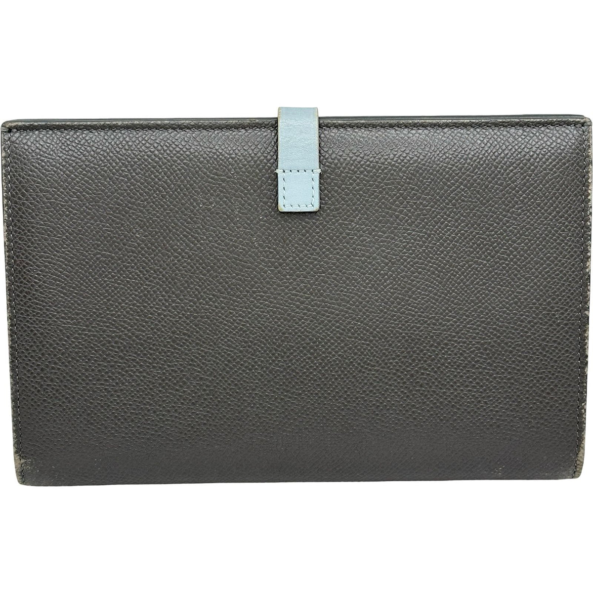 celine grey wallet rear view