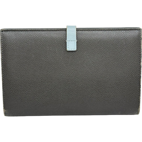 celine grey wallet rear view