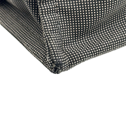 hermes grey tote bag interior details