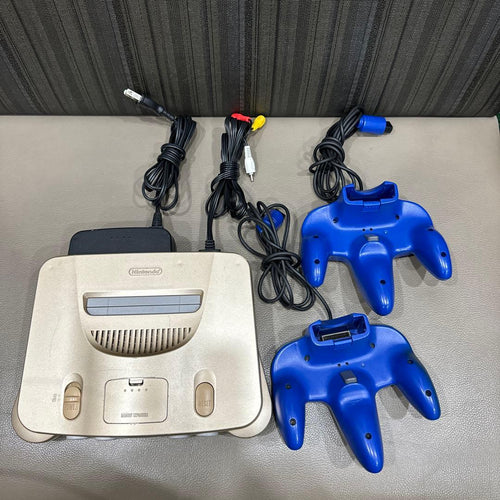 nintendo nus-001 video game console rear view