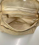 chanel beige backpack accessories included