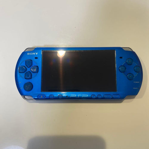 sony psp-3000 handheld console front view