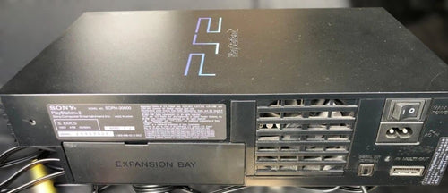 sony scph-30000 video game console rear view