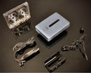 sony wm-ex651 blue cassette player front view
