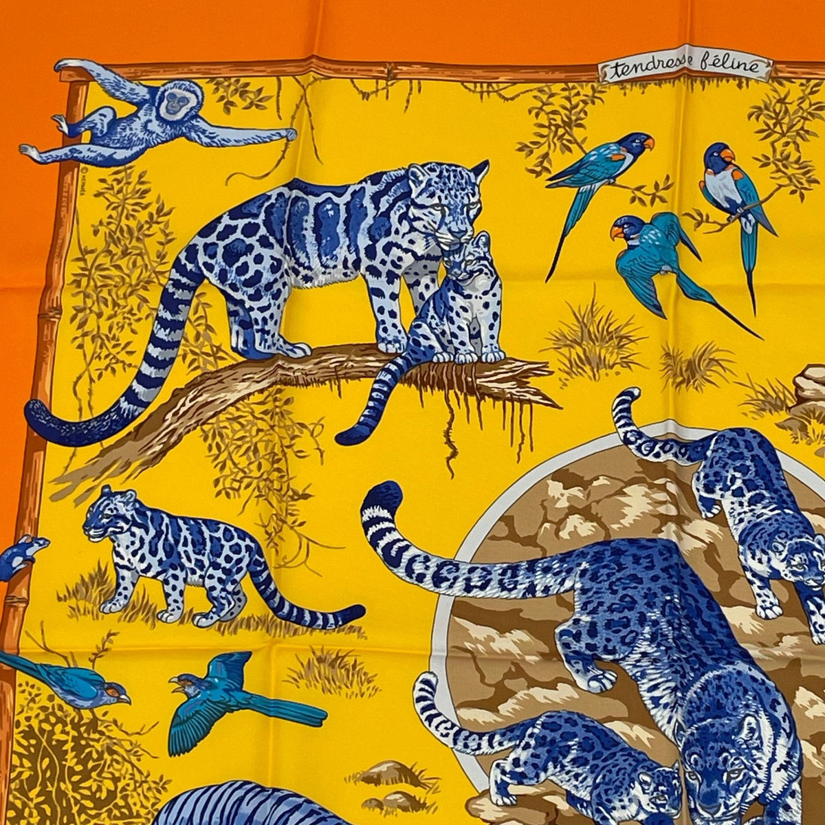Hermes Scarf – Orange