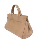 saint laurent paris beige shoulder bag rear view