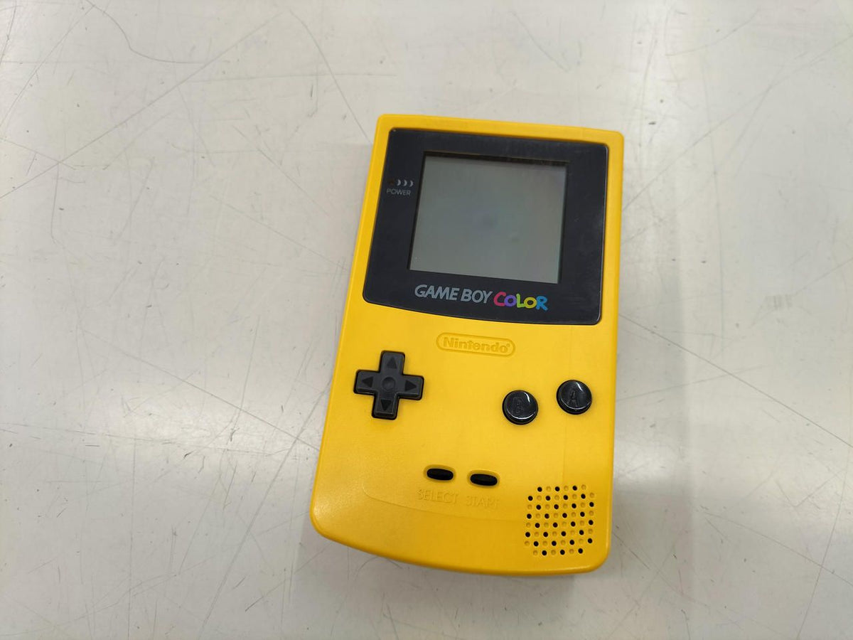 nintendo cgb-001 handheld console front view