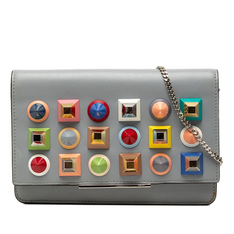 Fendi 8M0346 Shoulder Bag – Grey