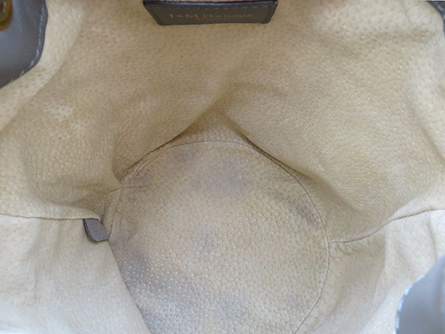 j&m davidson grey shoulder bag accessories included
