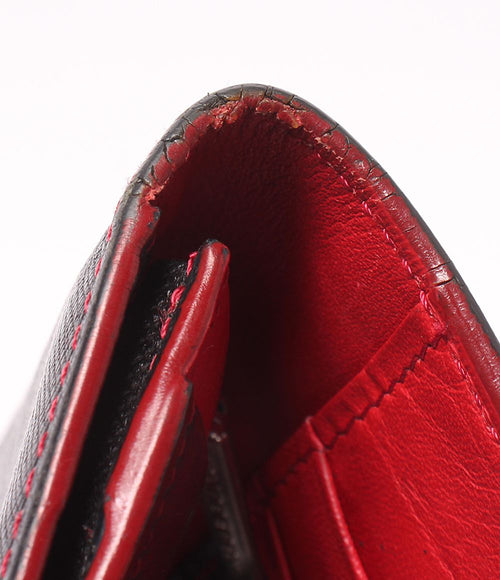 burberry black label wallet interior details
