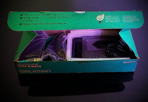 sony wm-ex655 cassette player markings and labels