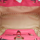 valentino pink handbag interior details