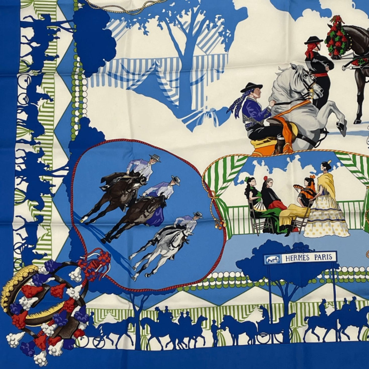 hermes scarf condition details