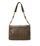 anya hindmarch beige shoulder bag front view