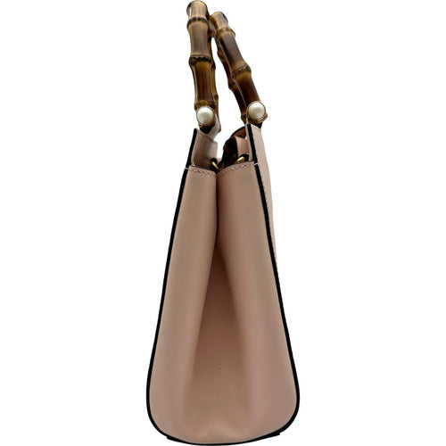 gucci pink handbag front view