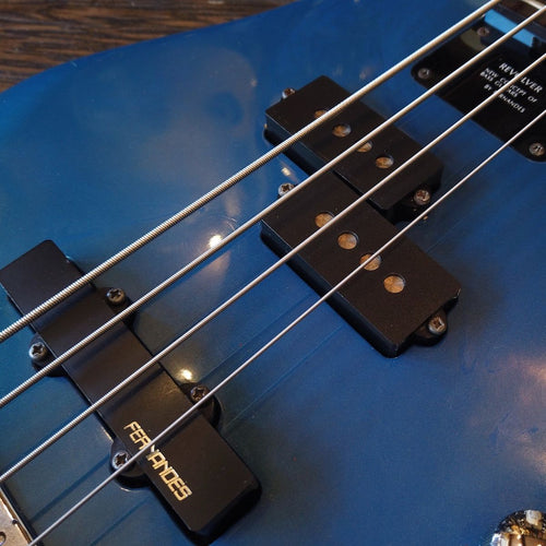 fernandes frb-45 bass guitar rear view