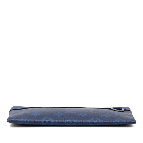 louis vuitton m30278 navy pouch / clutch rear view