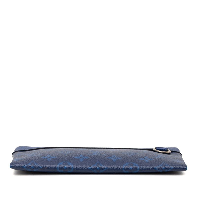 louis vuitton m30278 navy pouch / clutch rear view