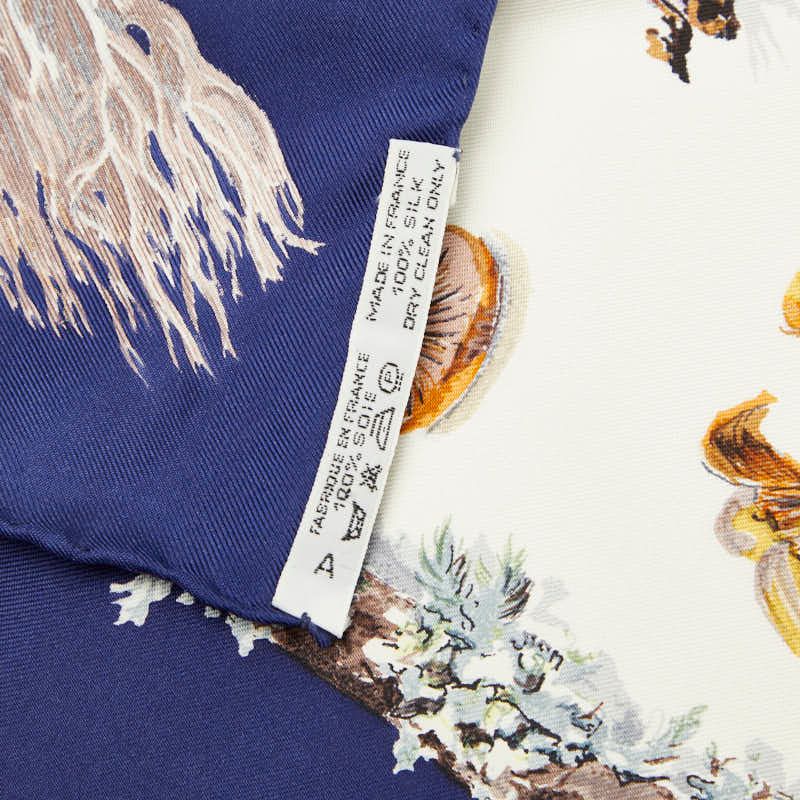 hermes navy scarf accessories included