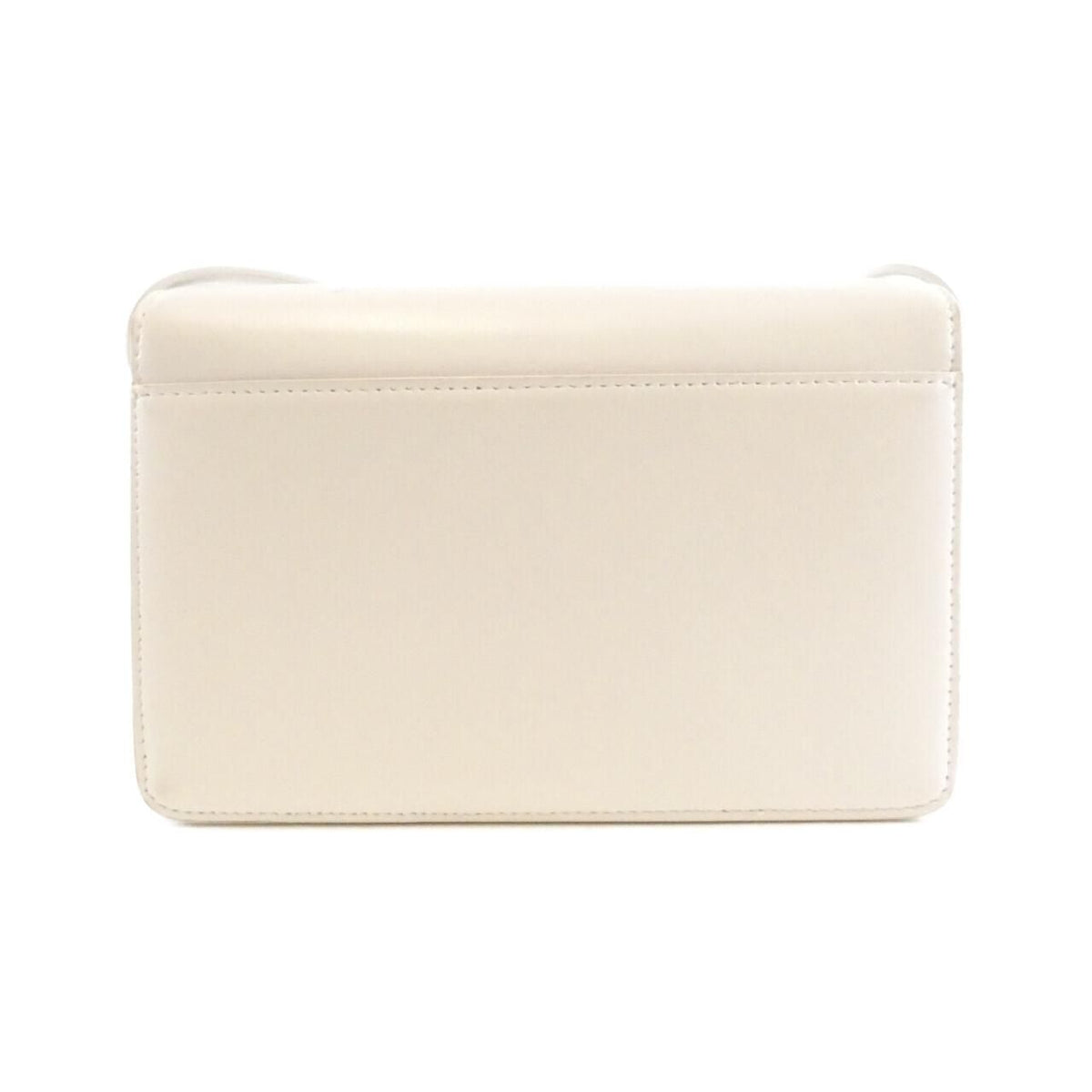 christian louboutin white shoulder bag front view