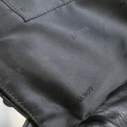 loewe black handbag markings and labels