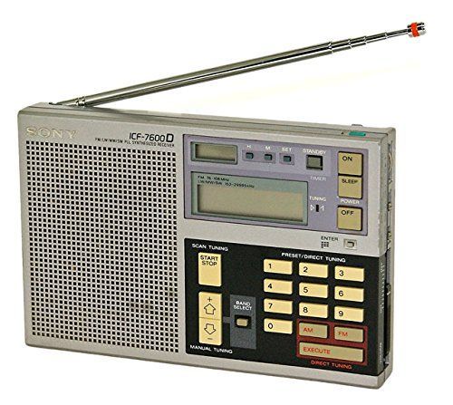 sony icf-7600d radio