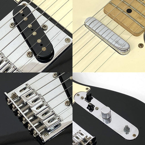 squier electric guitar side view
