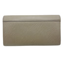 louis vuitton m67510 beige wallet front view