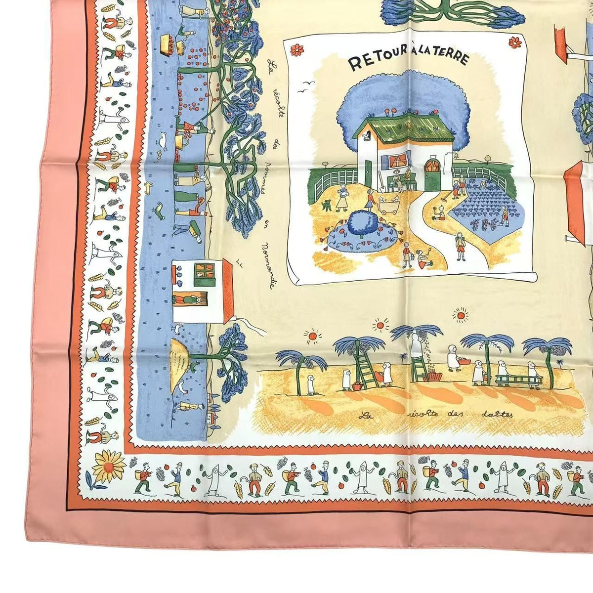 hermes pink scarf accessories included