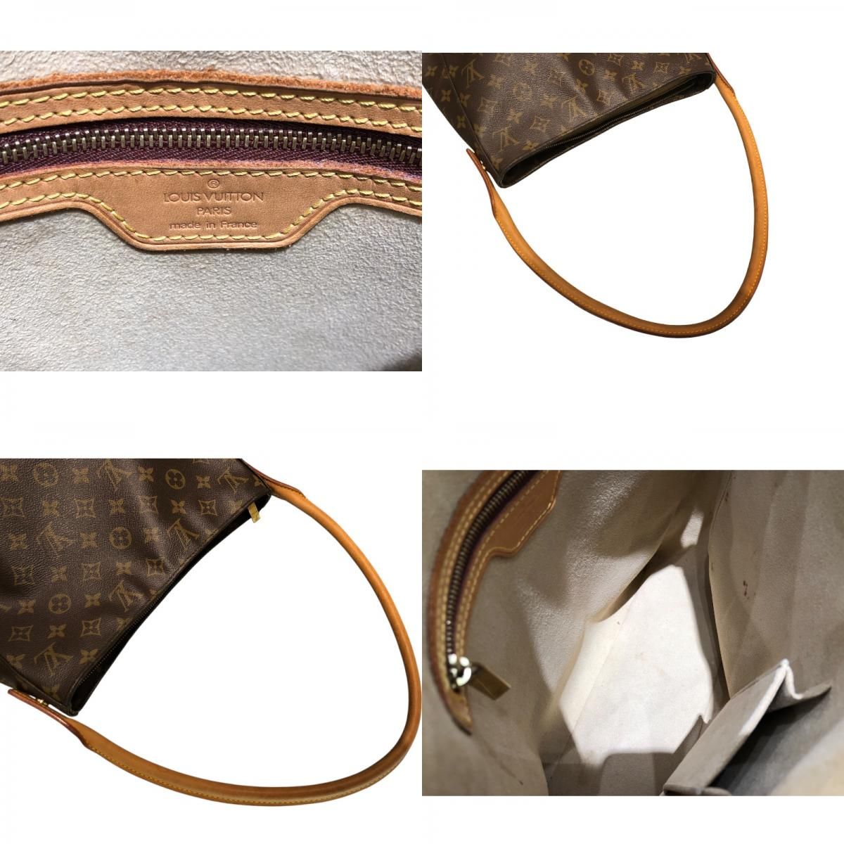 louis vuitton m51145 tote bag interior details