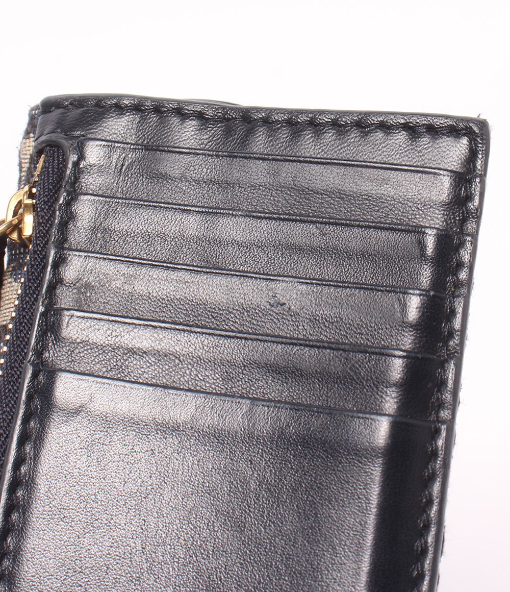 christian dior navy card holder functional details