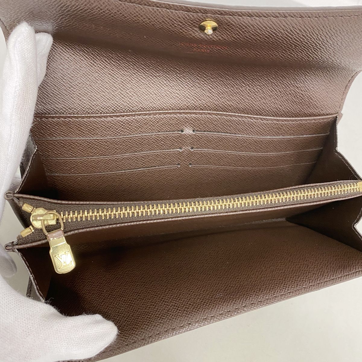 louis vuitton n61734 wallet rear view