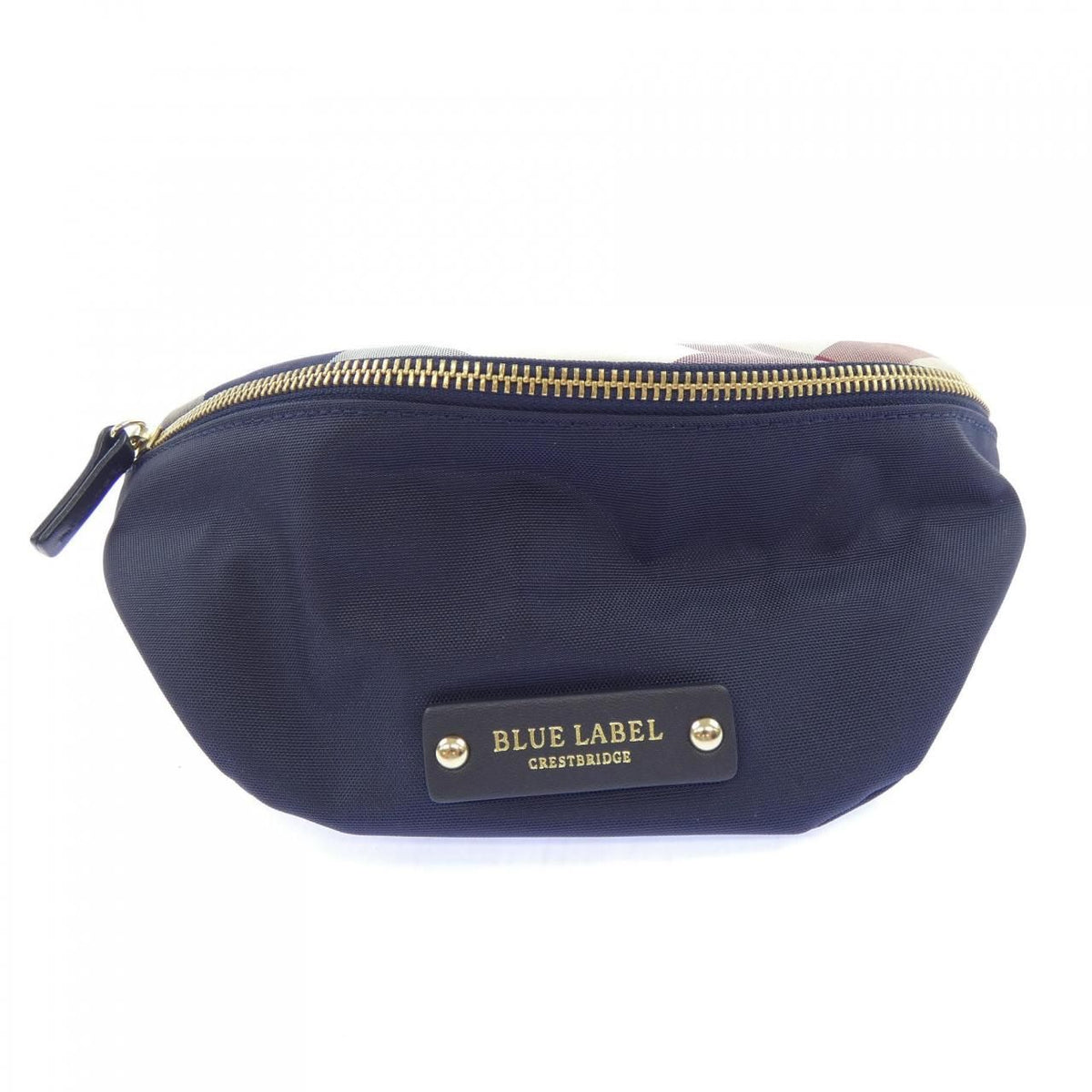 blue label crestbridge navy handbag