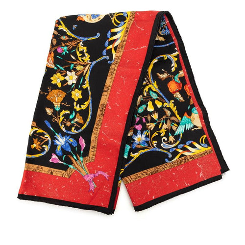 hermes scarf front view