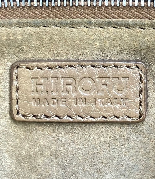 hirofu beige shoulder bag condition details