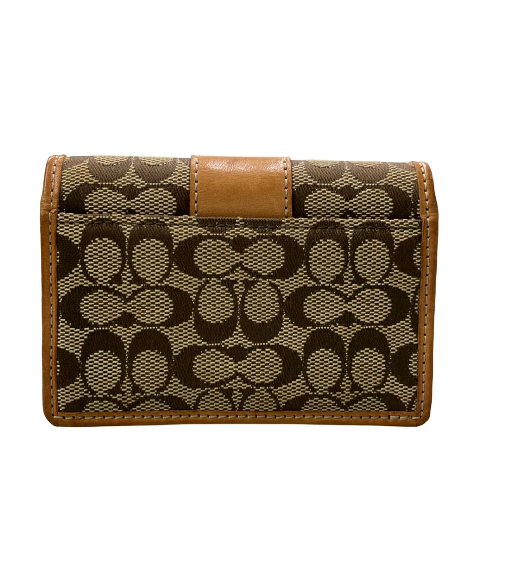 Coach Card Holder – Beige