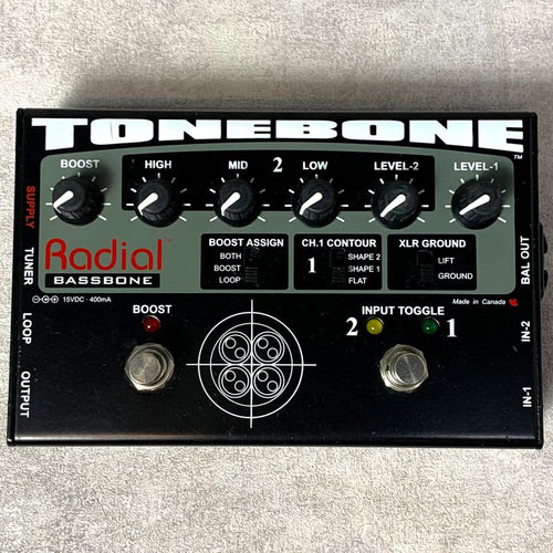 amplifier front view