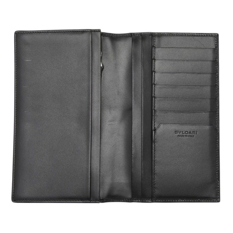 bvlgari wallet interior details