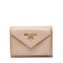 prada 1mh021 beige wallet