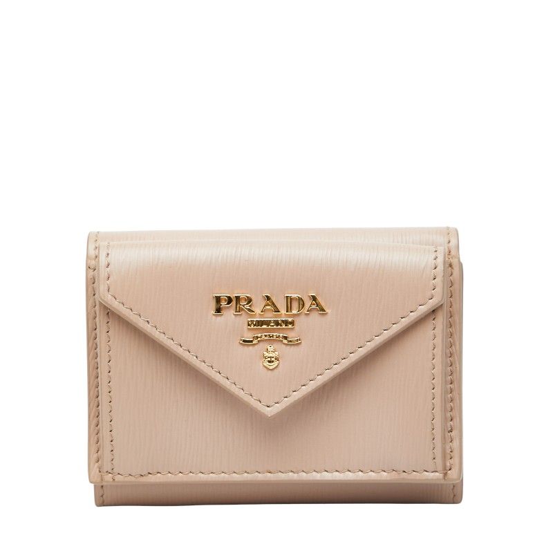 Prada 1MH021 Wallet – Beige