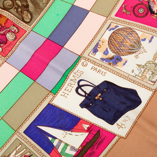hermes beige scarf condition details