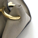 salvatore ferragamo grey shoulder bag functional details