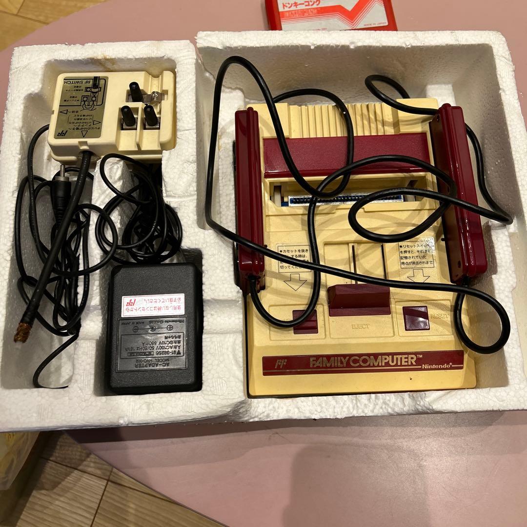 nintendo hvc-001 video game console side view